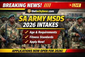 SA Army MSDS 2026 application intakes announced for South African youth