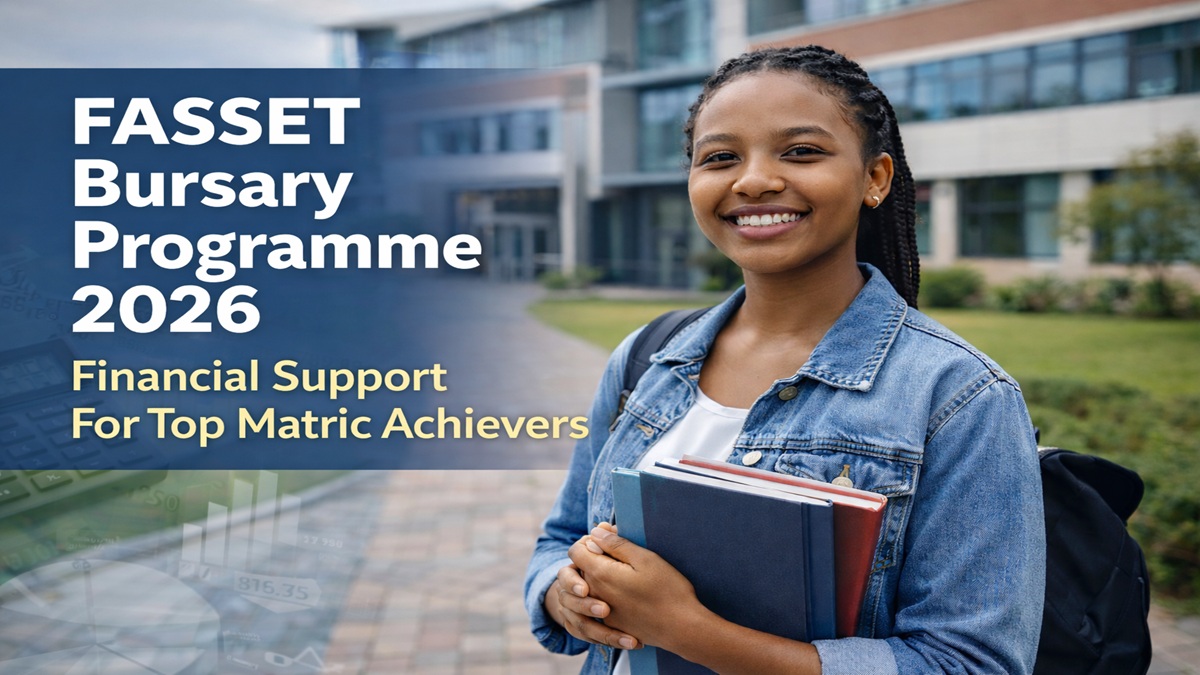 FASSET Bursary Programme 2026 supporting top Matric 2025 achievers studying finance and accounting