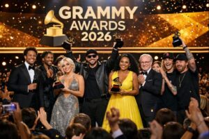 Grammy Awards 2026 winners list as artists celebrate major wins on stage